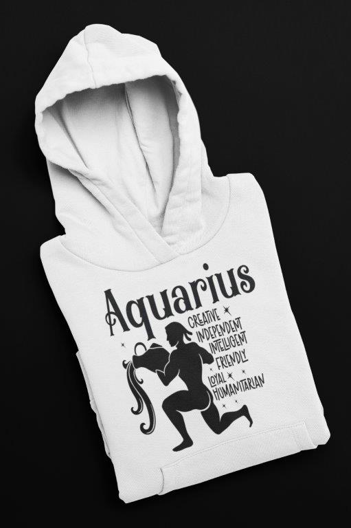 Aquarius Zodiac Sign Hoodie