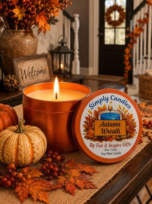 Autumn Wreath Scented Candle