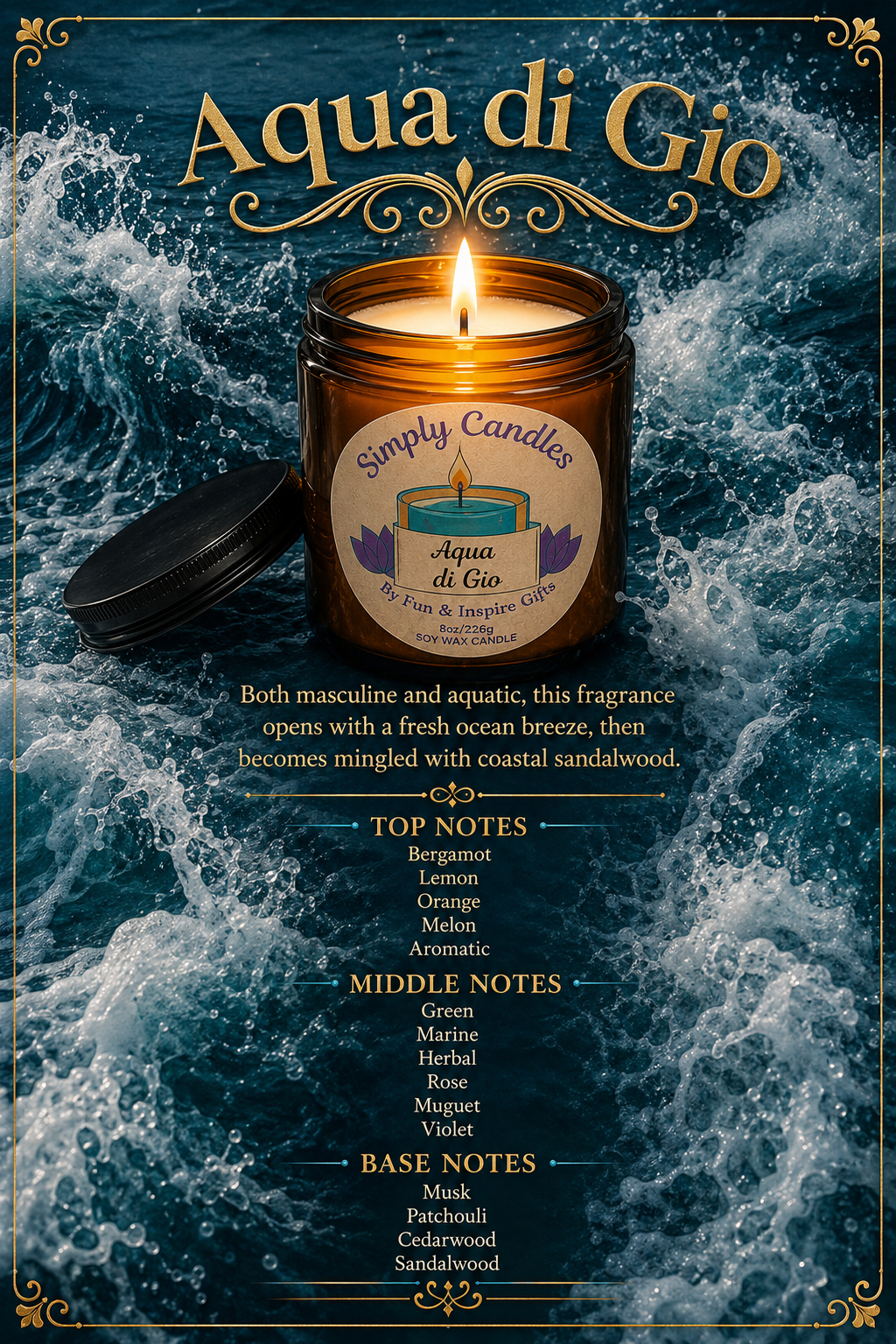 Acqua di Gio Scented Candle