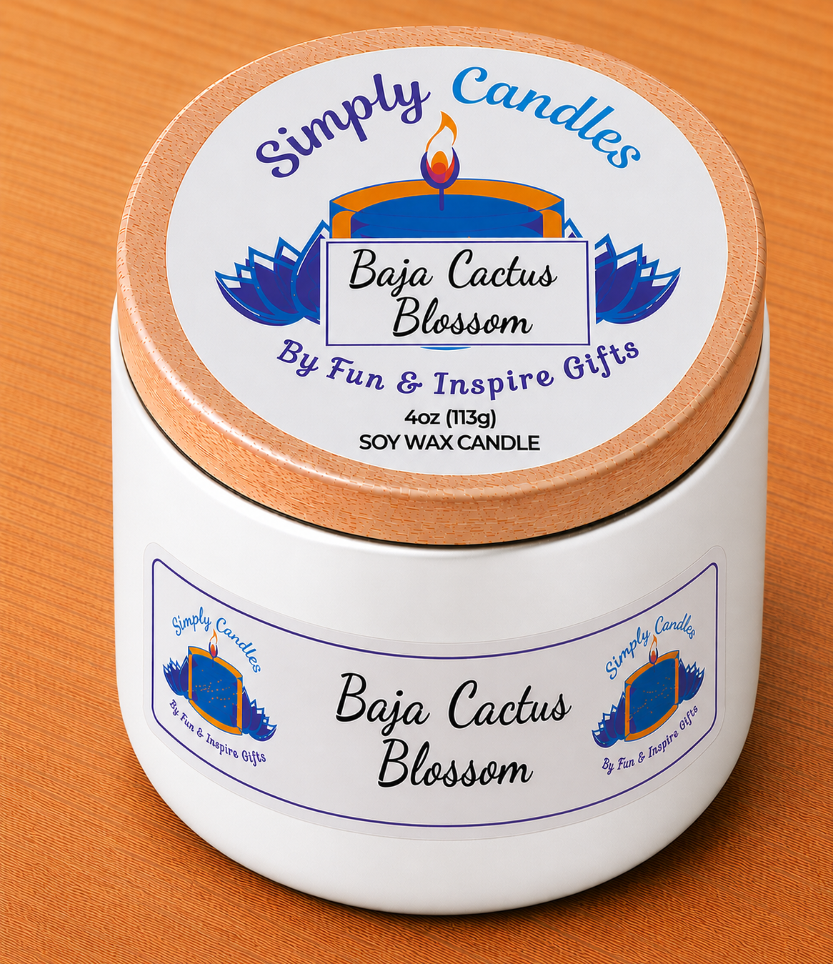 Baja Cactus Blossom Scented Candle