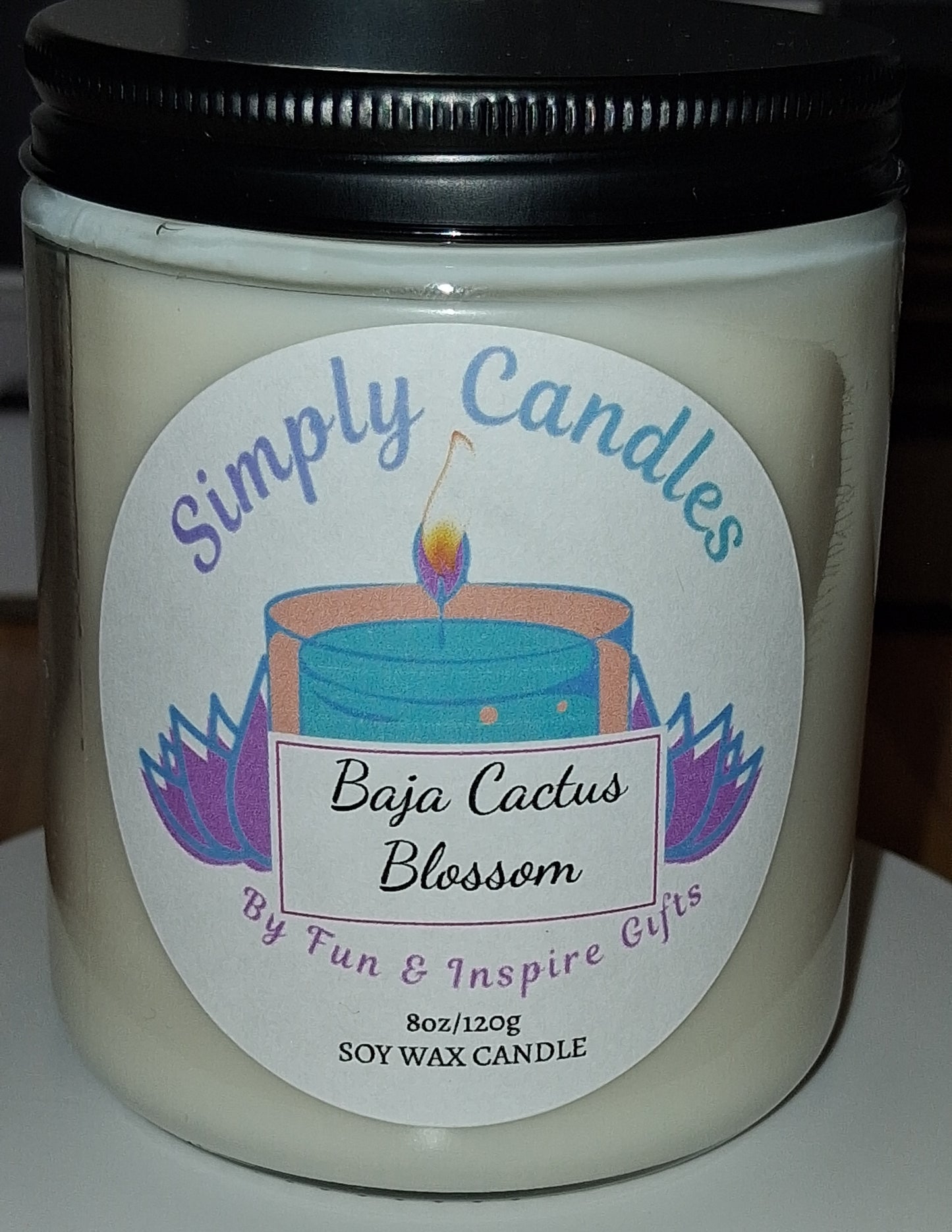 Baja Cactus Blossom Scented Candle