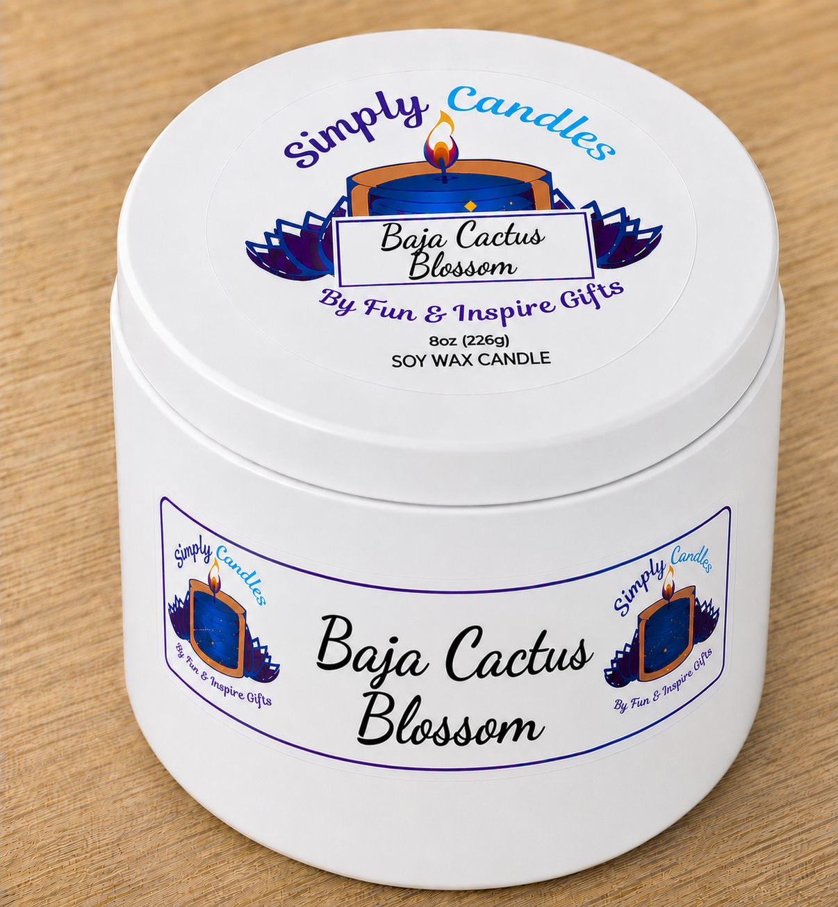 Baja Cactus Blossom Scented Candle