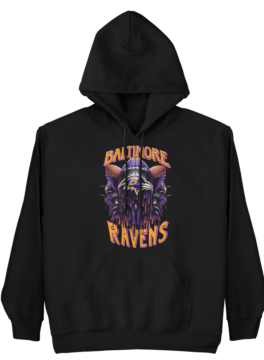 Ravens Drip  Hoodie