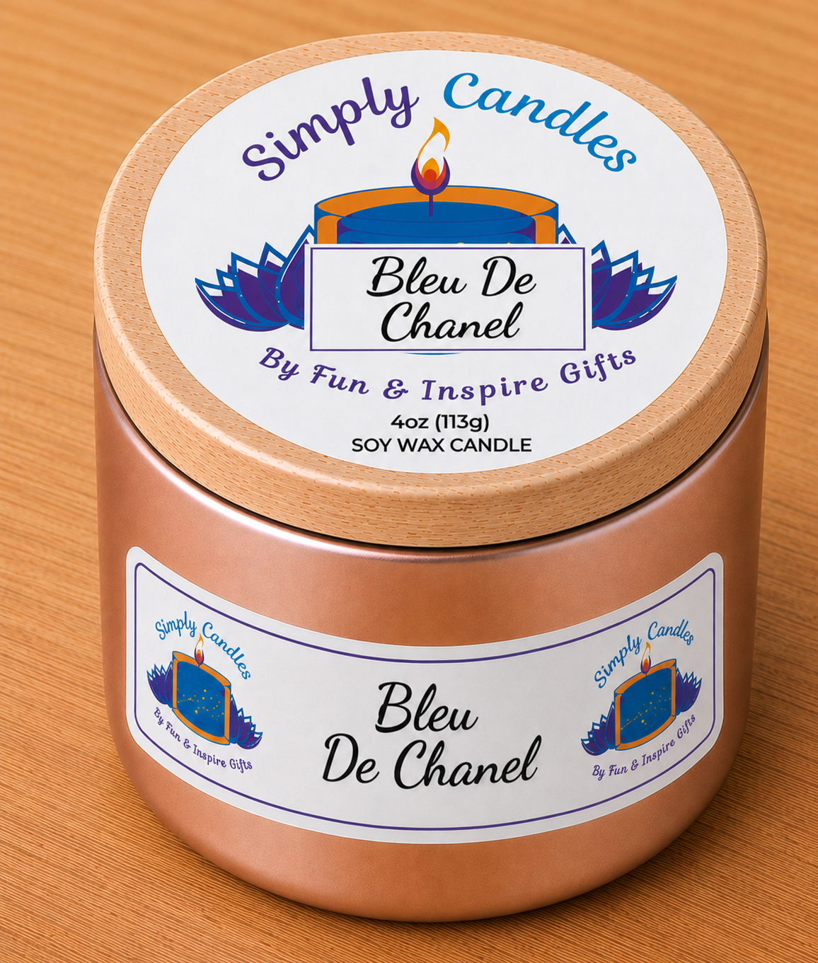 Bleu De Chanel Scented Candle