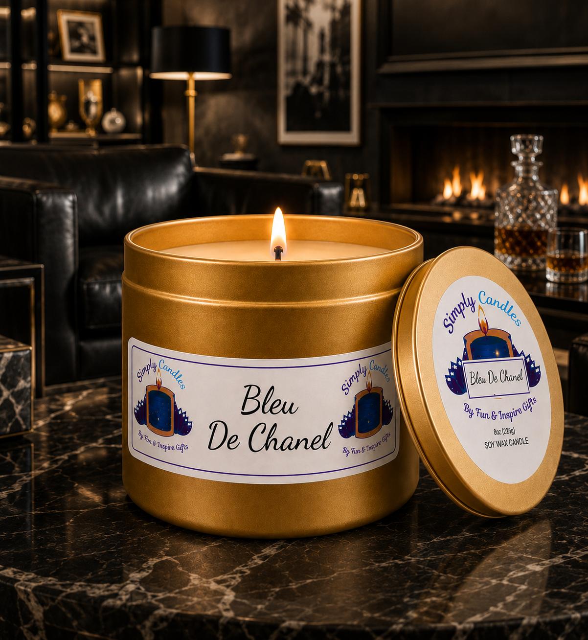 Bleu De Chanel Scented Candle