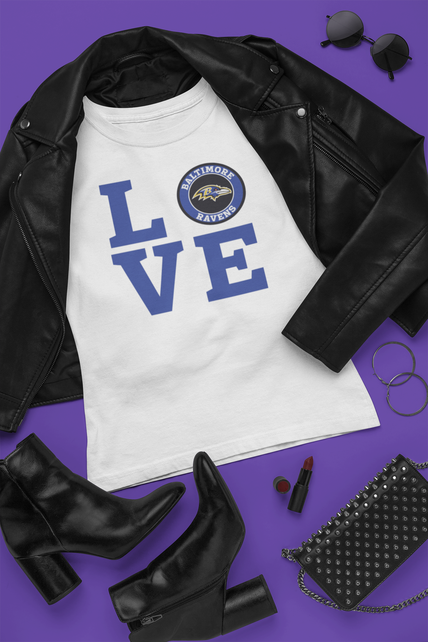 Ladies LOVE Ravens Tee