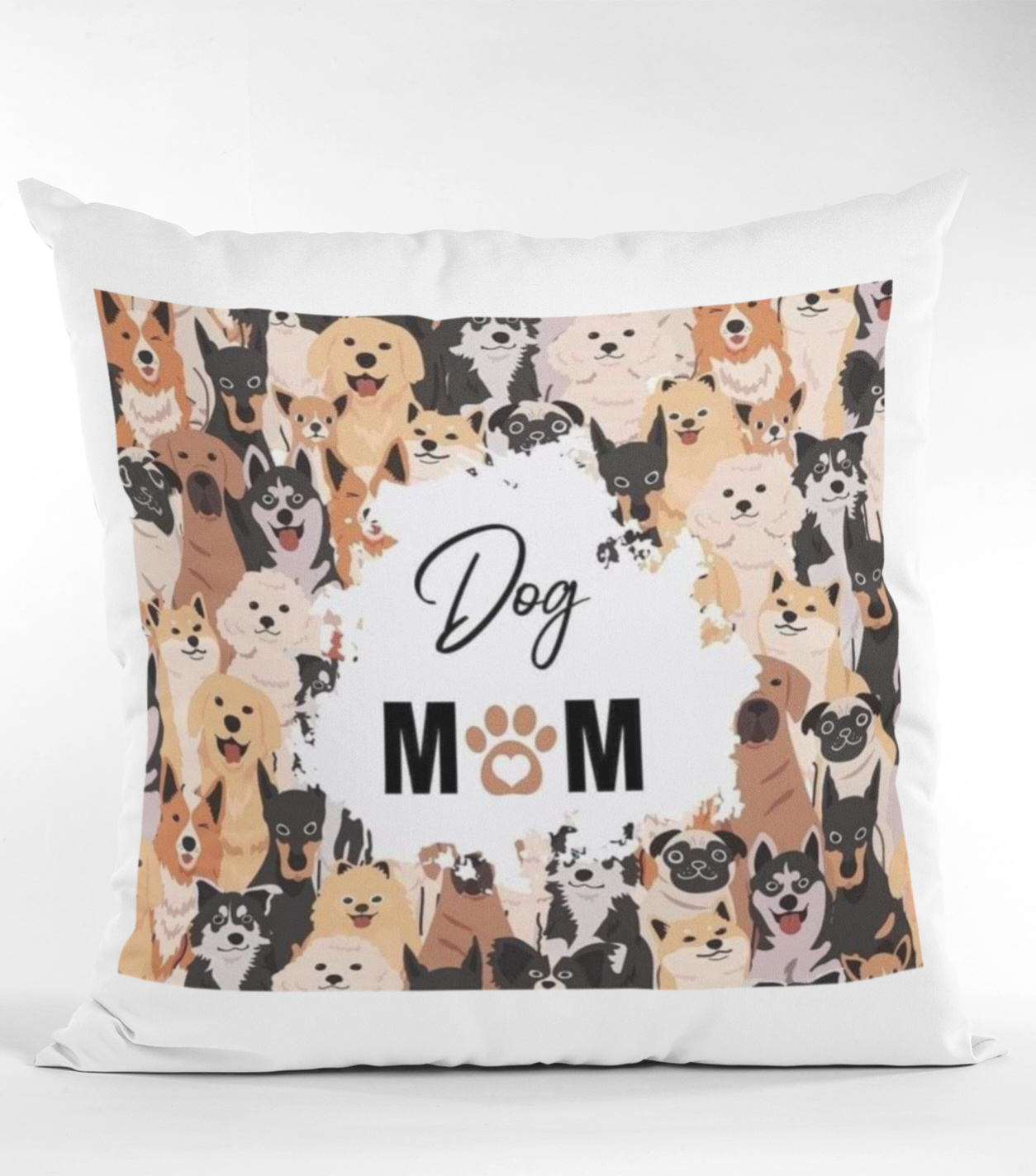 Dog Mom Accent Pillow