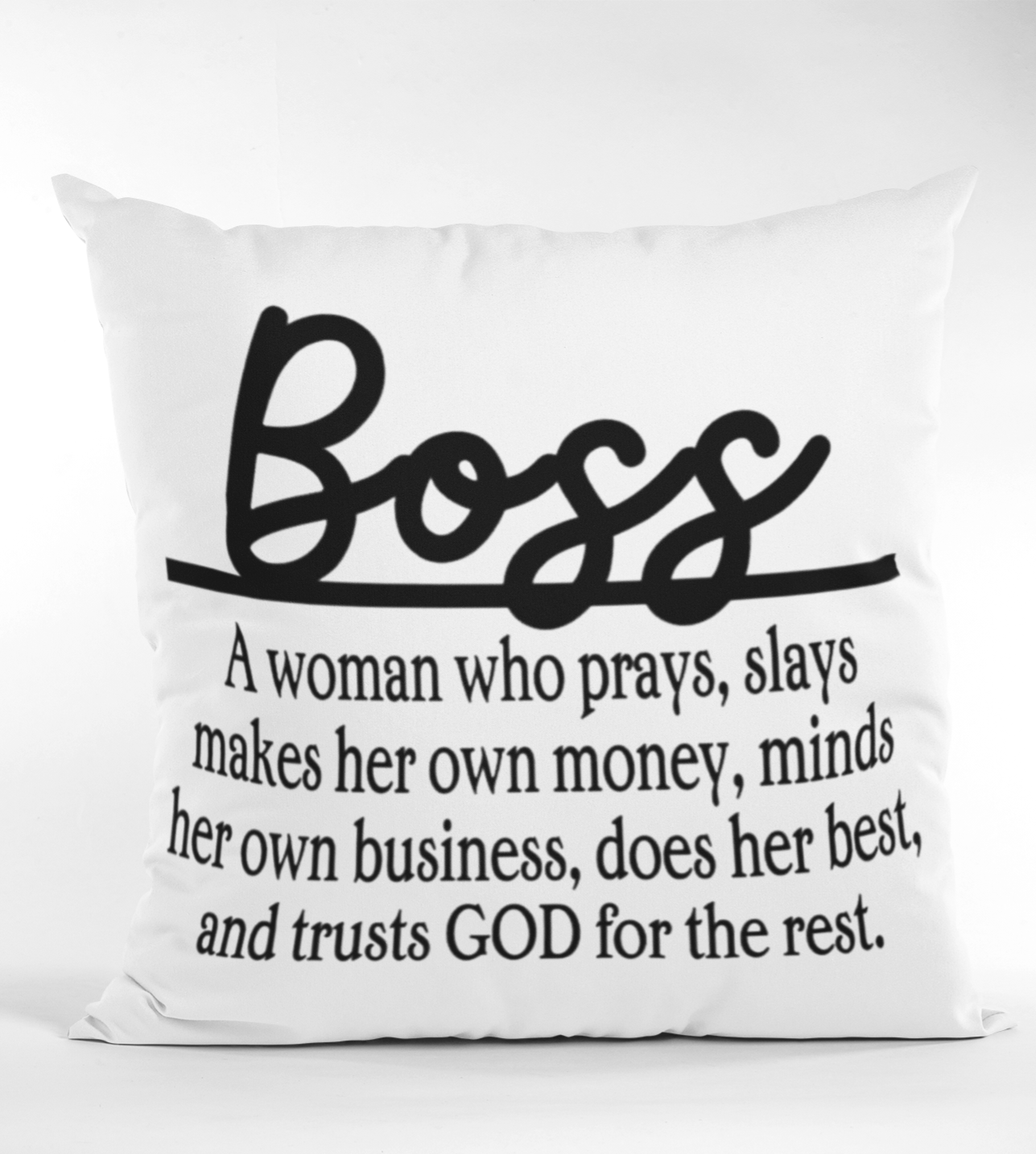 BOSS Accent Pillow