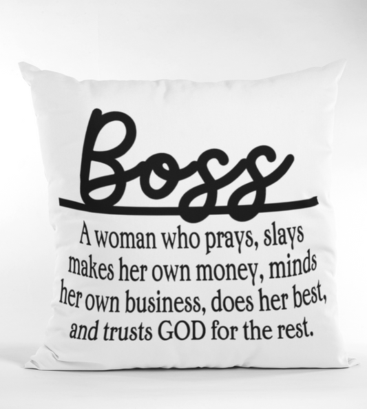 BOSS Accent Pillow