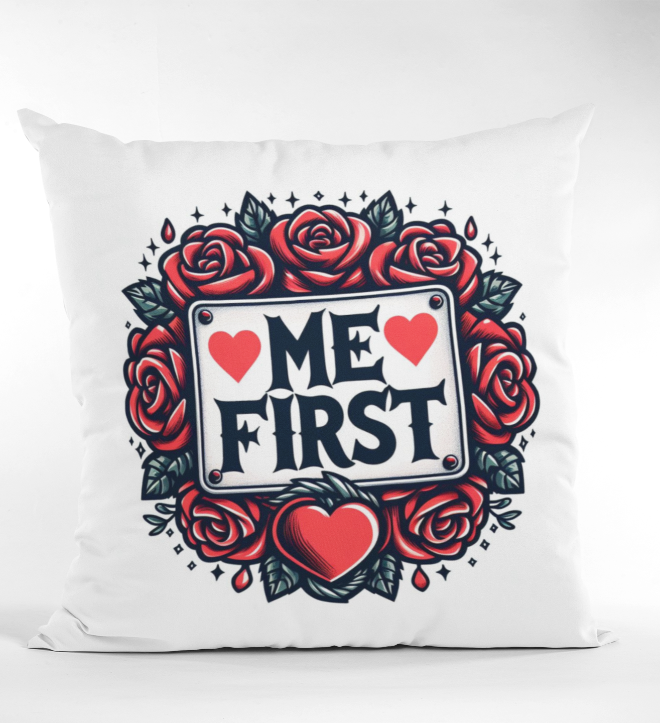 Me First Accent Pillow