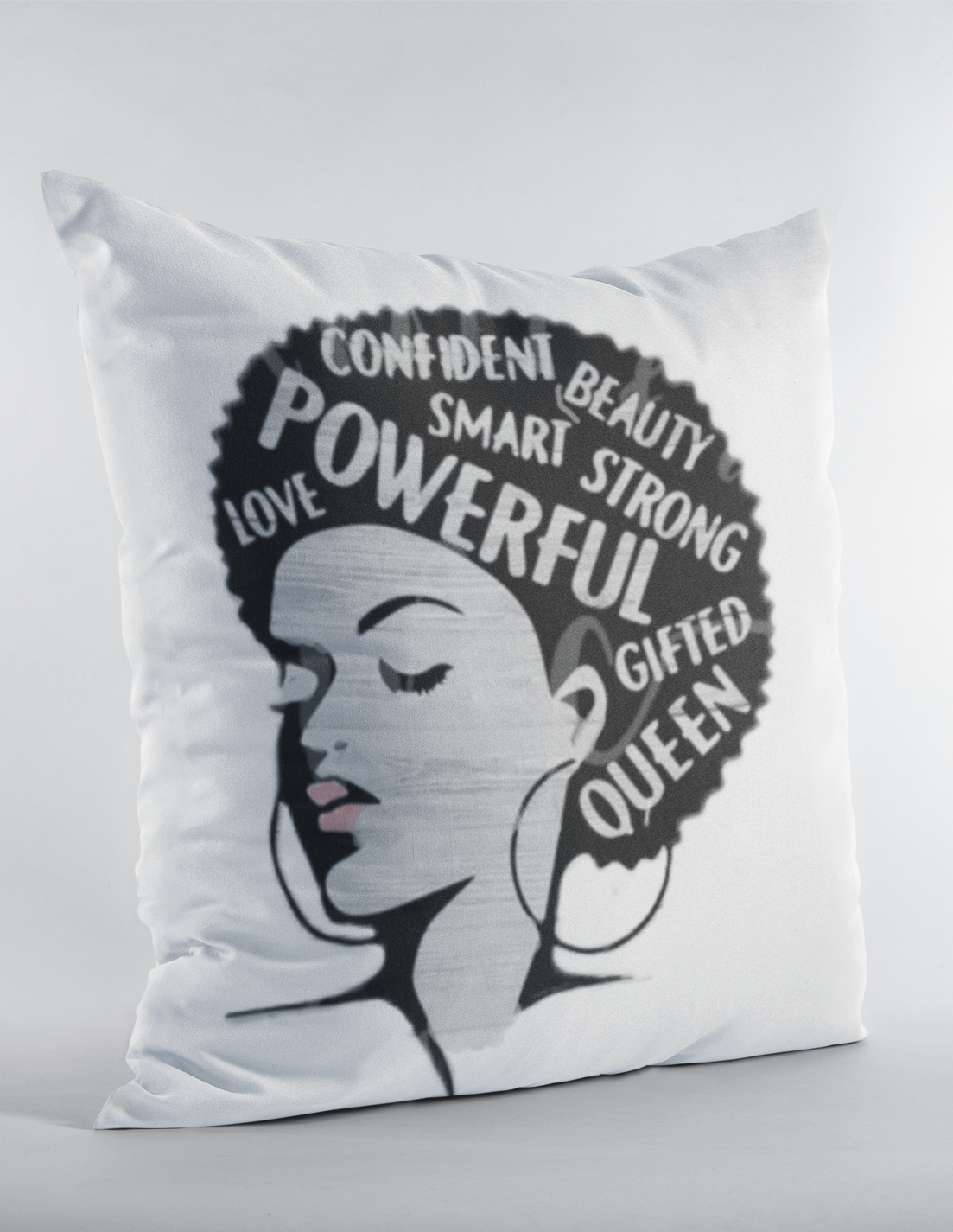 Black Woman Affirmation Accent Pillow