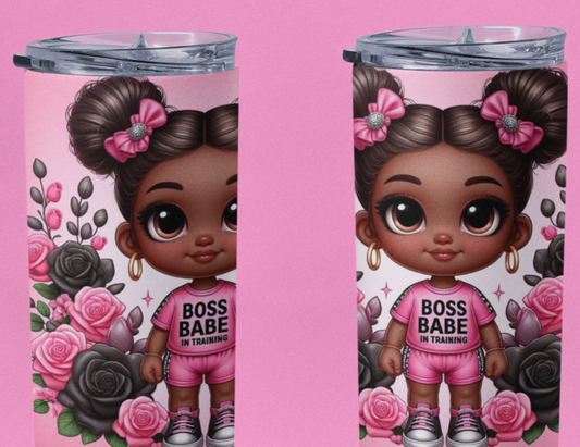 BOSS Babe in Training Kiddie Tumbler