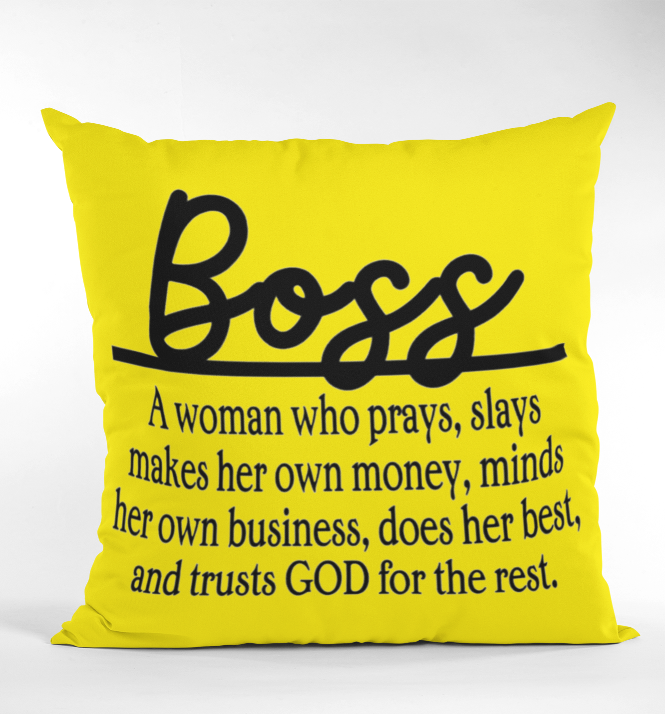 BOSS Accent Pillow