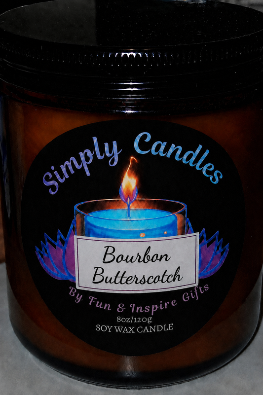 Bourbon Butterscotch Scented Candle
