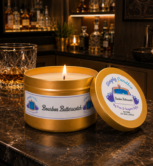 Bourbon Butterscotch Scented Candle