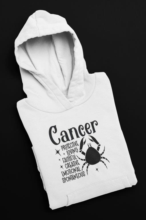 Cancer Zodiac Sign Hoodie