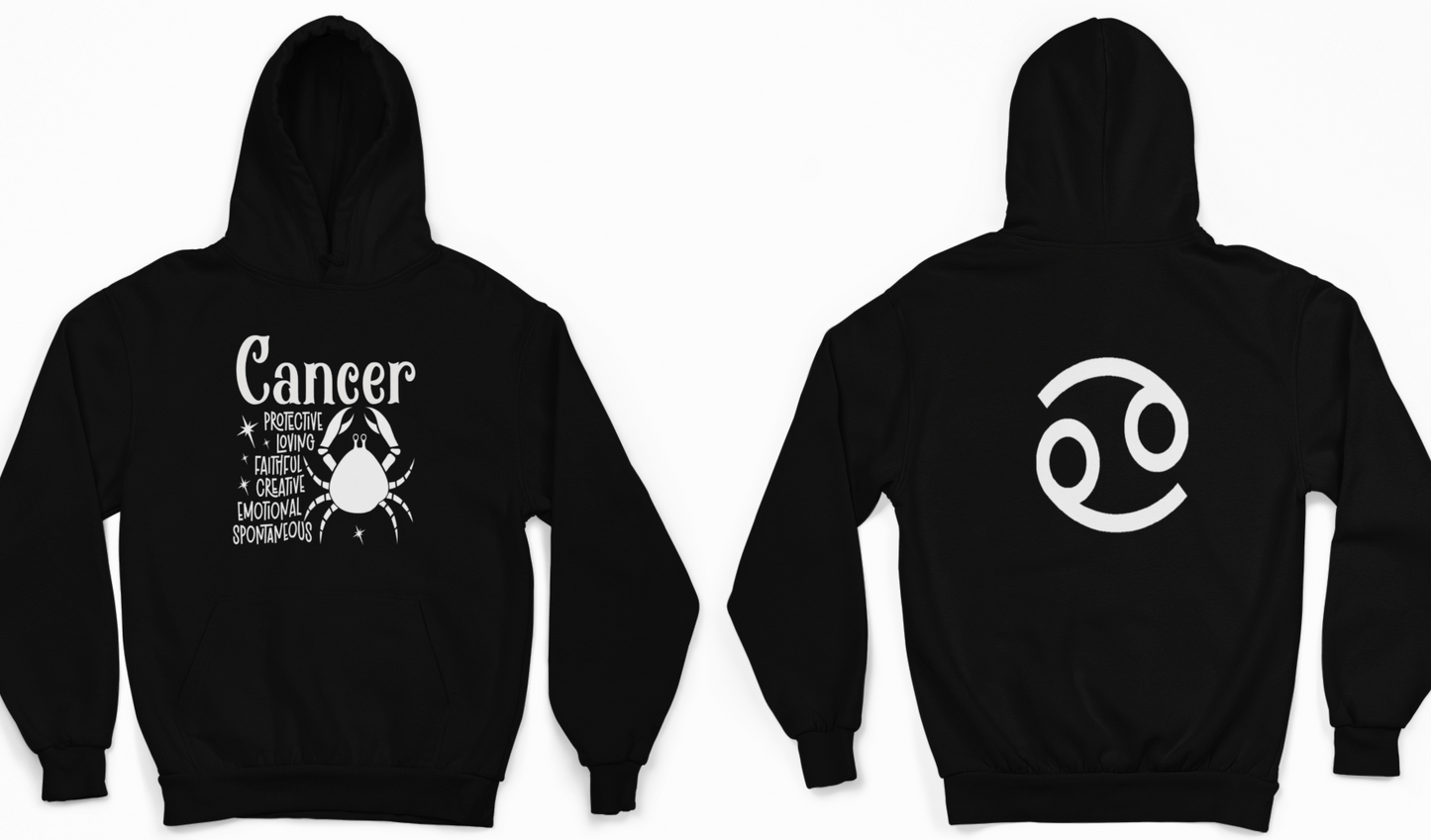 Cancer Zodiac Sign Hoodie