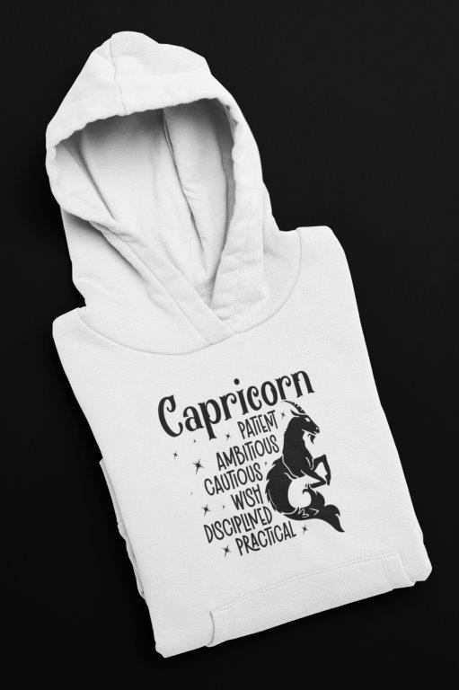 Capricorn Zodiac Sign Hoodie