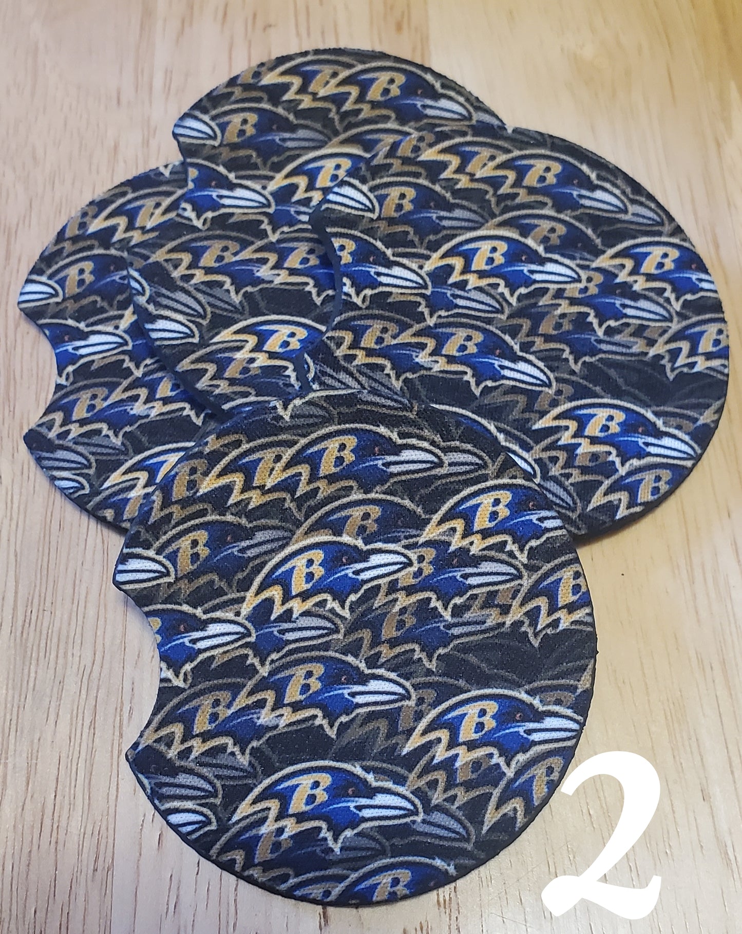 Ravens Car Coasters