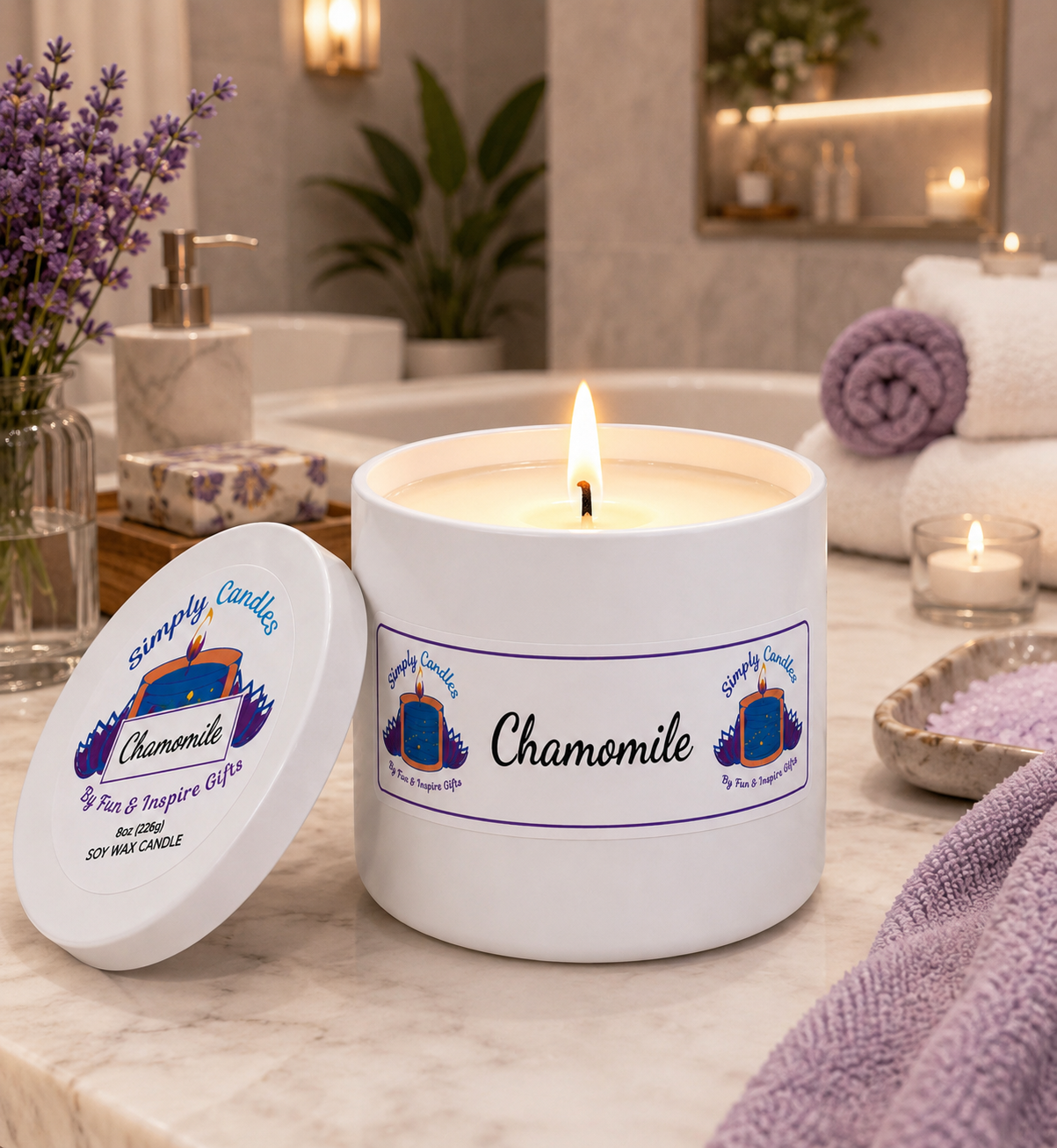 Chamomile Scented Candle
