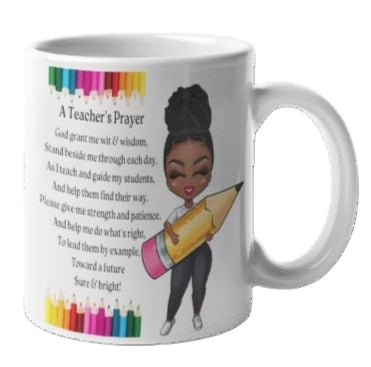 Personalized A Teachers Prayer Gift Set