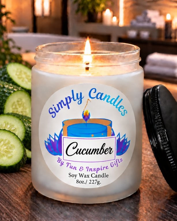 Cucumber Scented Candle
