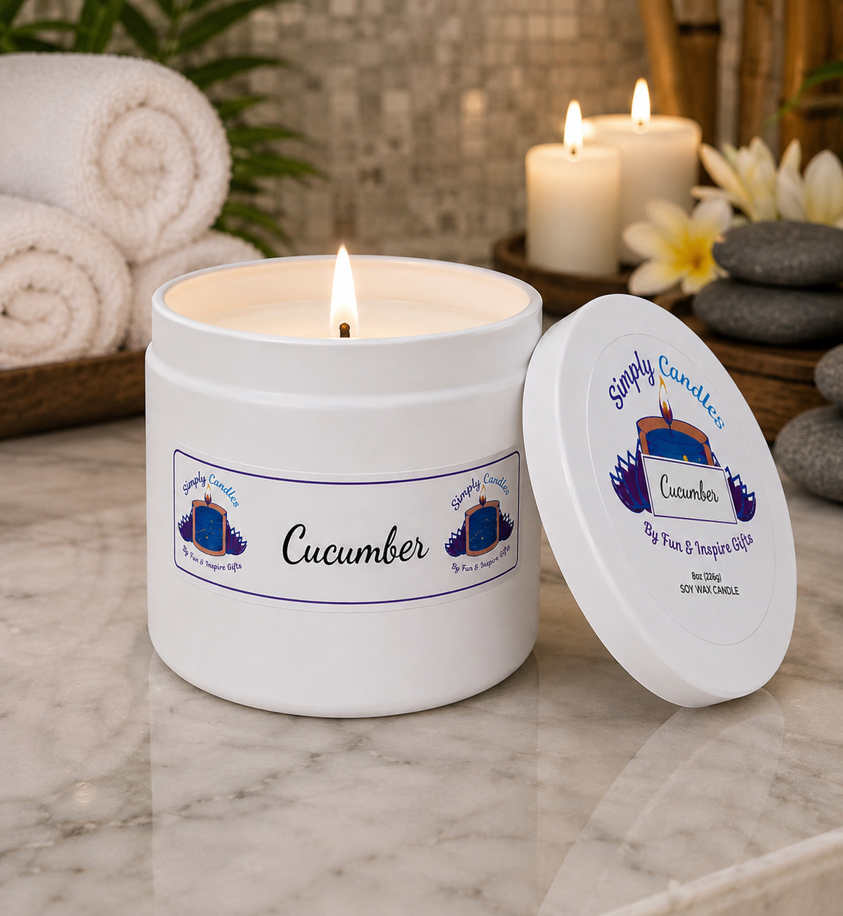 Cucumber Scented Candle