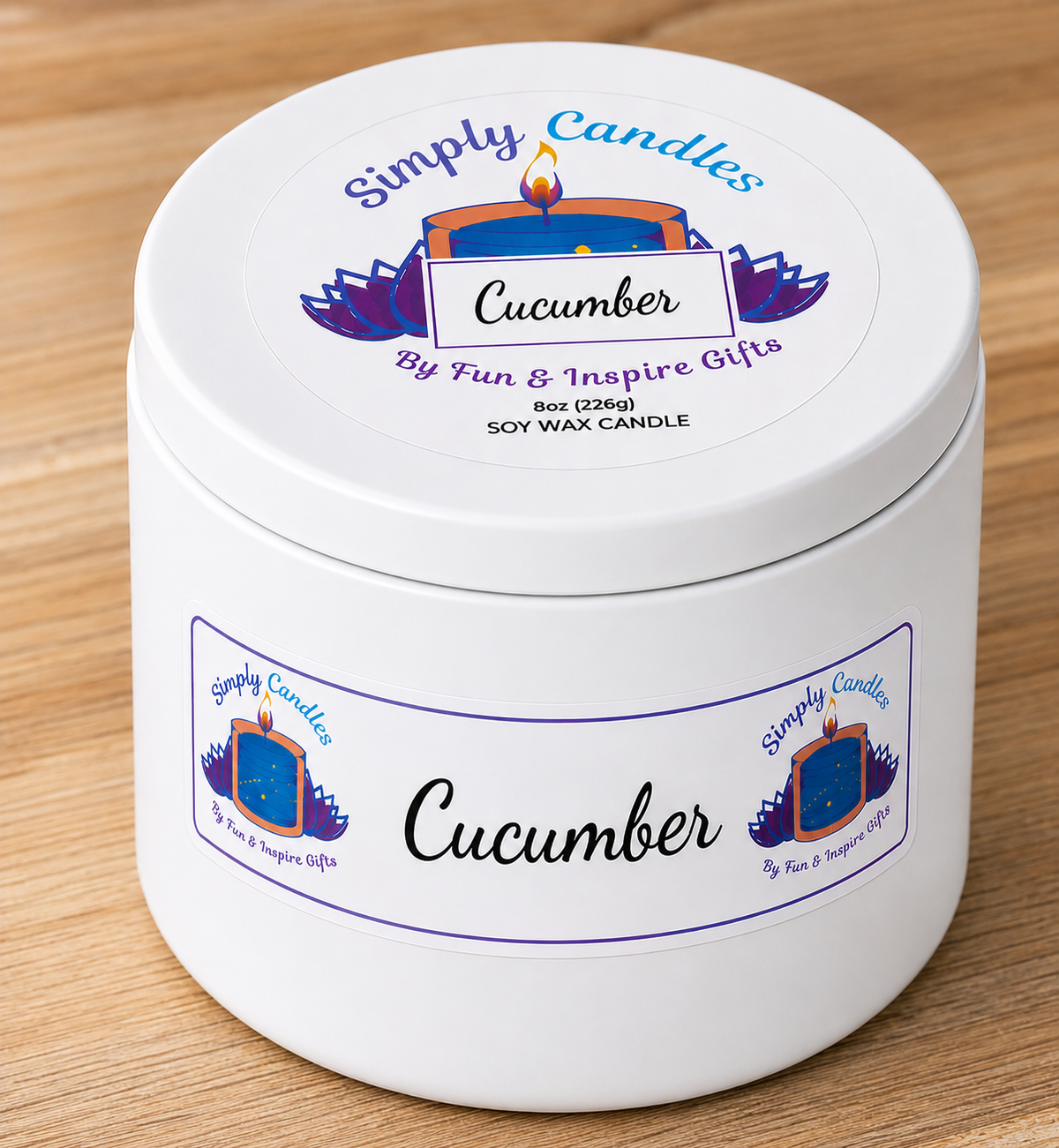 Cucumber Scented Candle