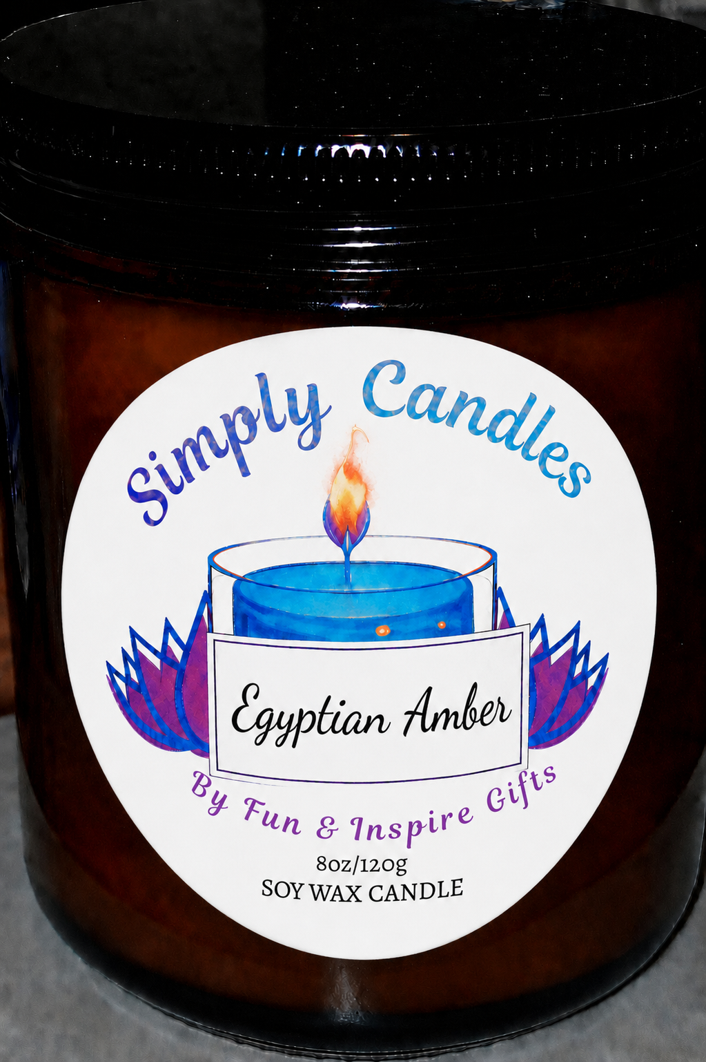 Egyptian Amber Scented Candle
