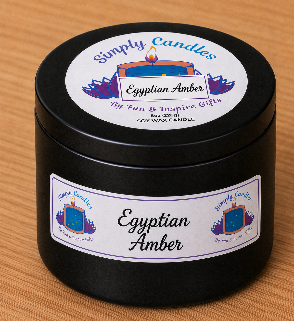 Egyptian Amber Scented Candle