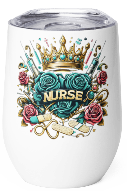 Nursing Queen Wine Tumbler