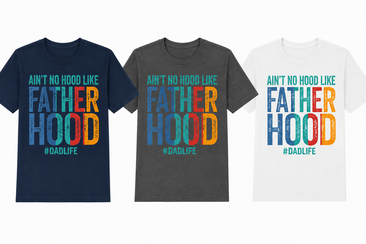 Ain't No Hood Like Fatherhood Tee and Coffee Mug Bundle