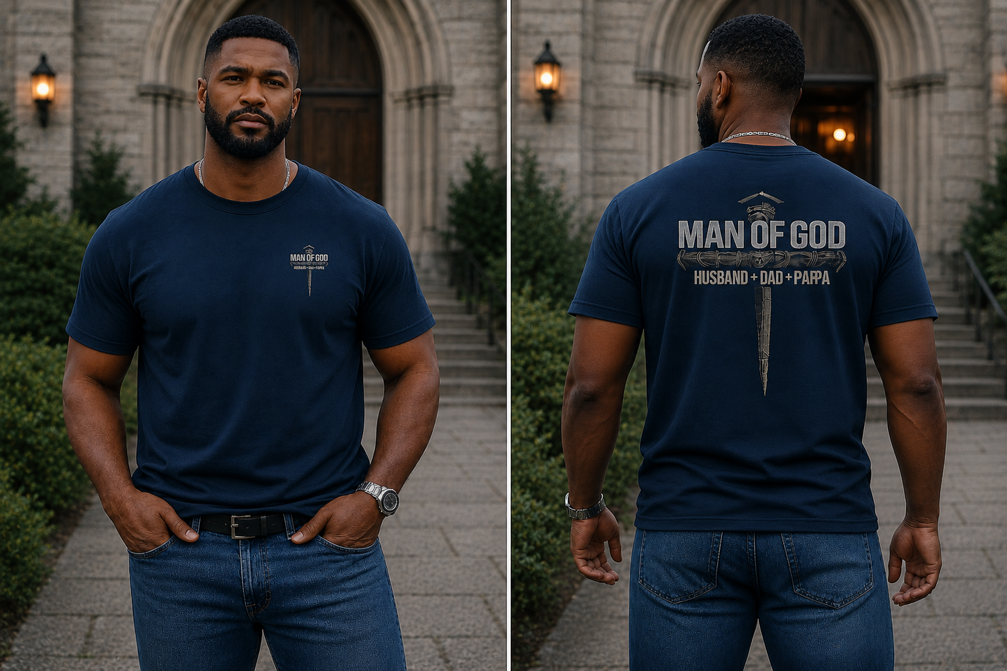 Man Of GOD Tee and Coffee Mug Bundle