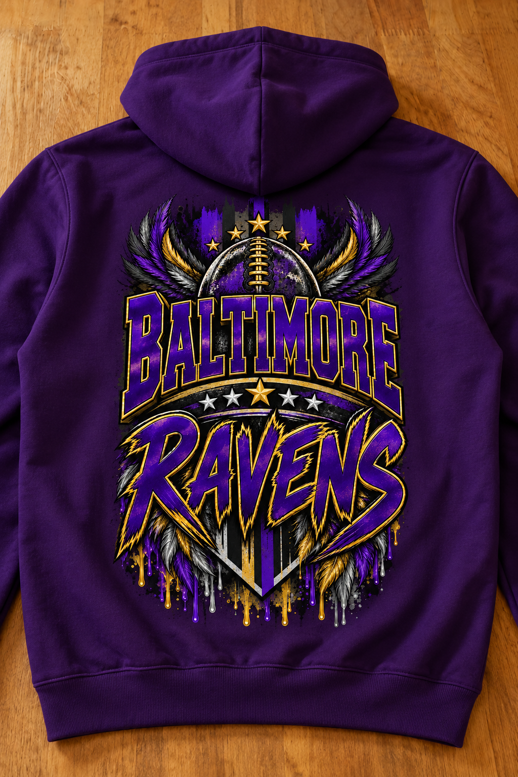 Baltimore Ravens His & Hers Fan Hoodies