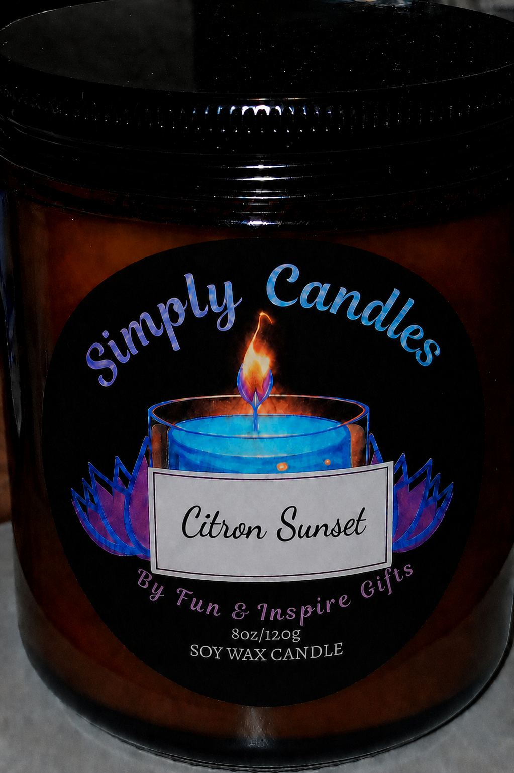 Citron Sunset Scented Candle