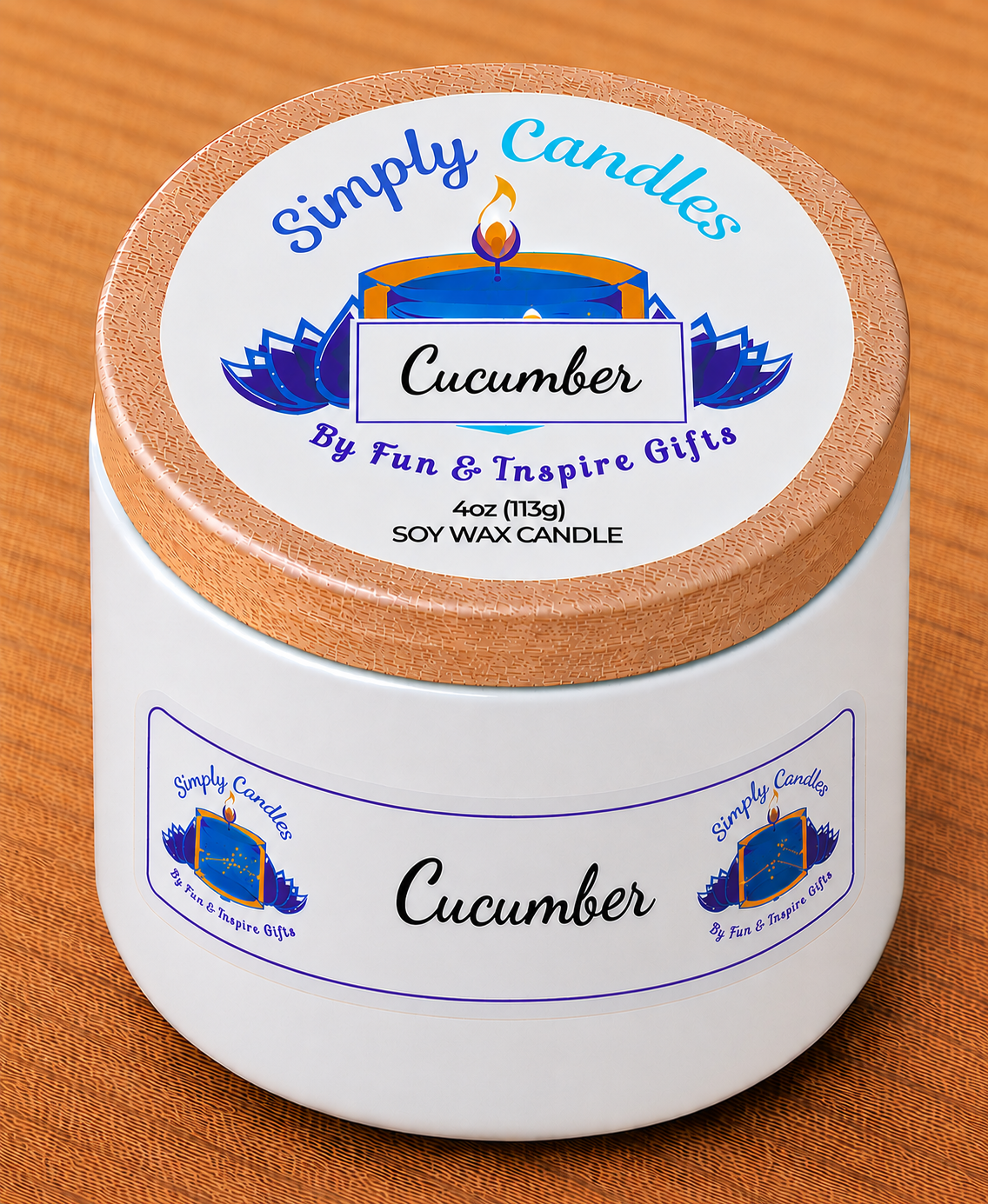 Cucumber Scented Candle
