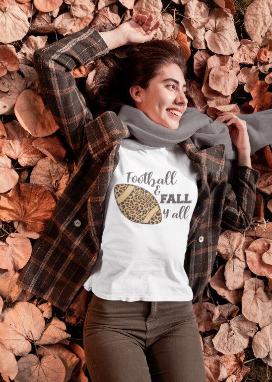 Football and Fall Y'all Tee