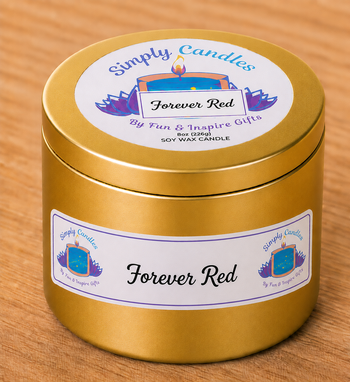 Forever Red  Scented Candle