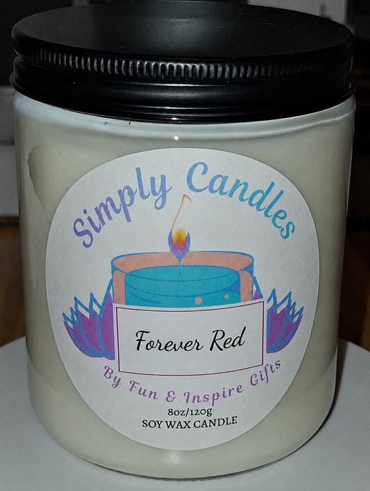 Forever Red  Scented Candle