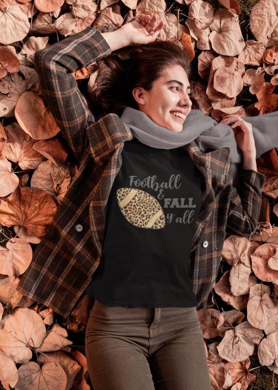 Football and Fall Y'all Tee