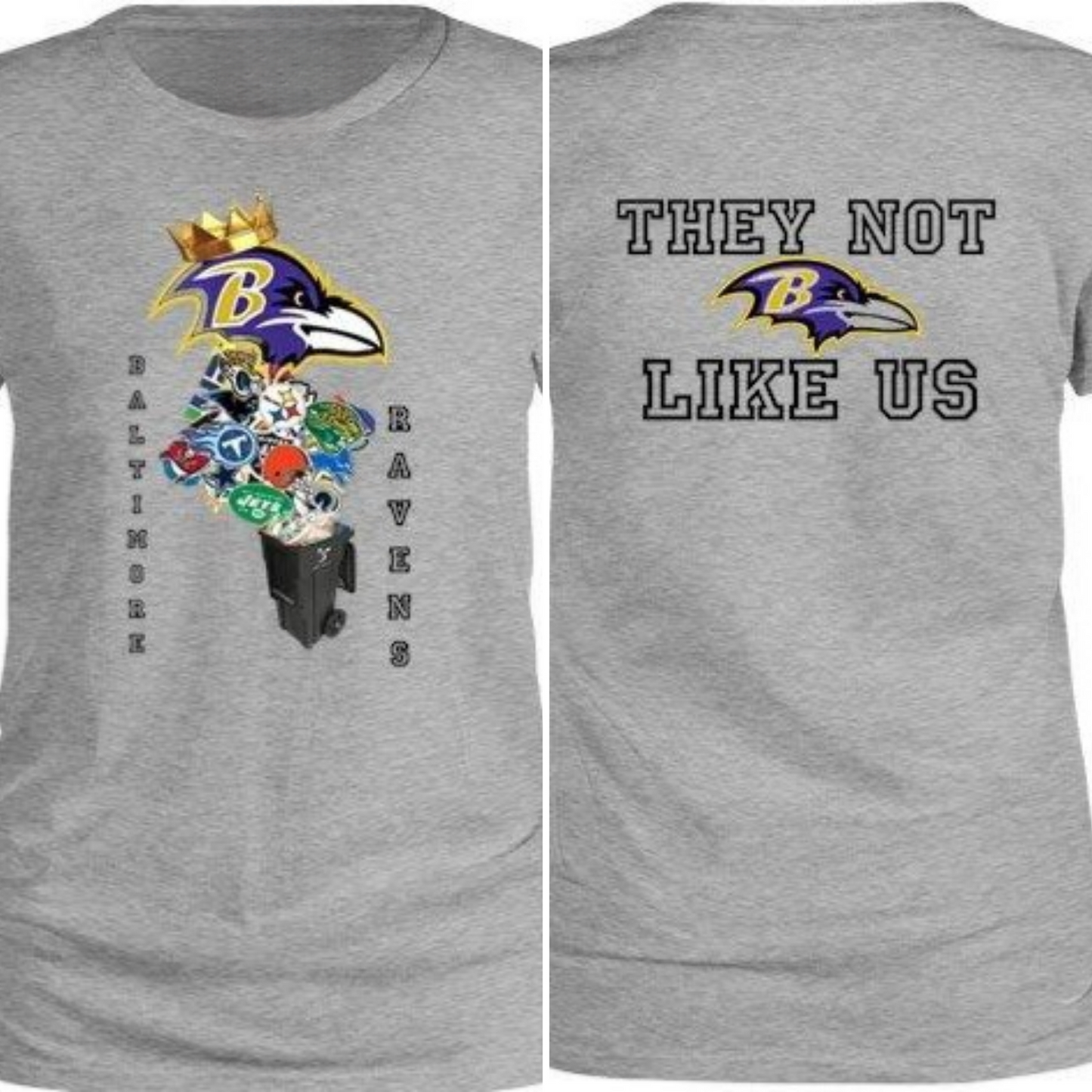 Ravens They Not Like Us Ladies Tee