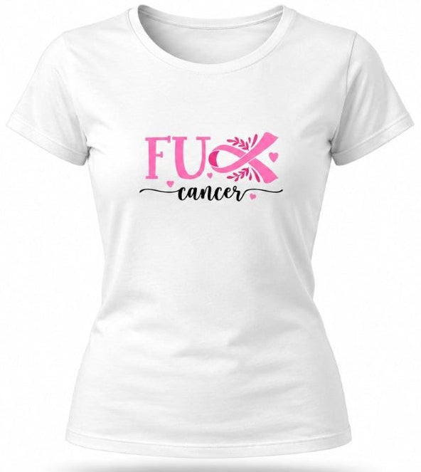 F-Cancer Ribbon Tee