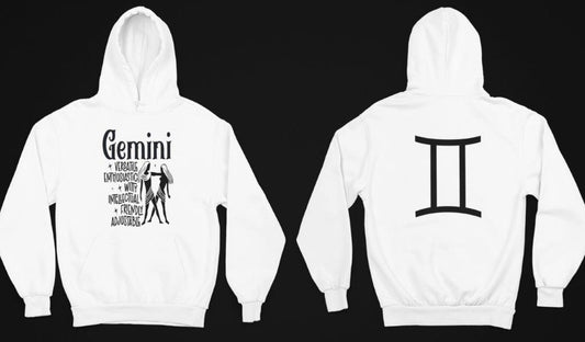 Gemini Zodiac Sign Hoodie