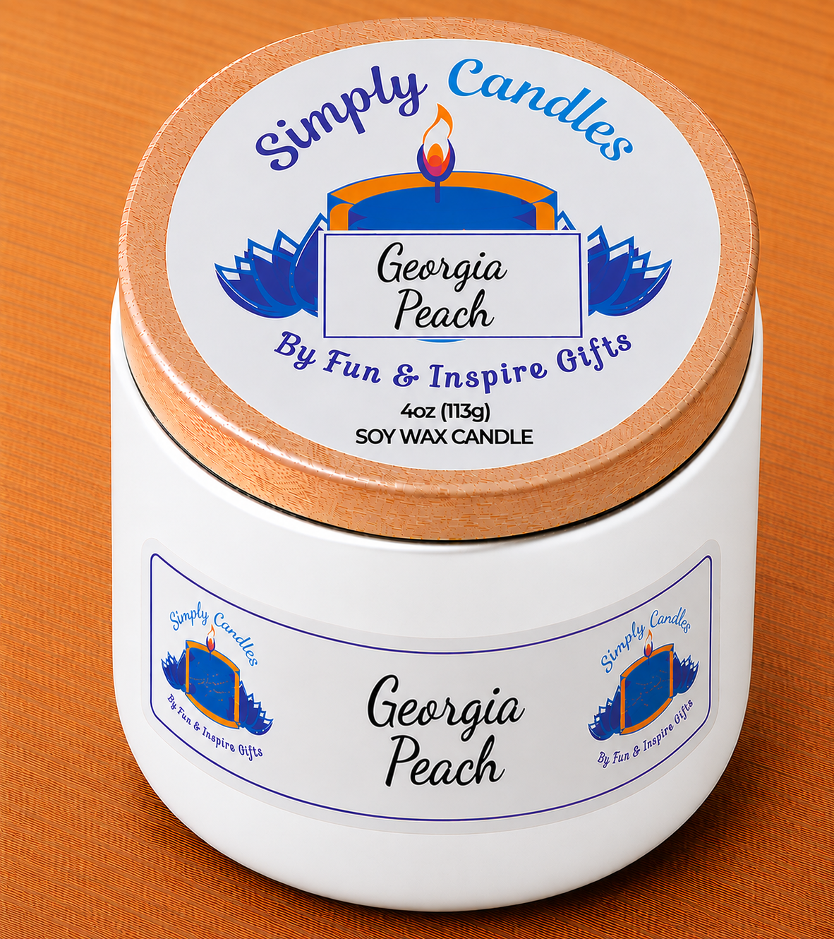 Georgia Peach Scented Candle