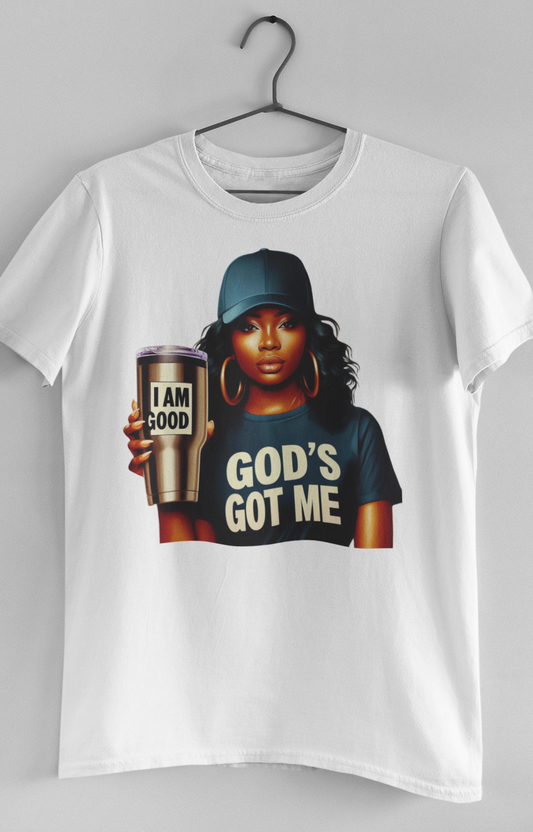 God's Got Me Ladies Tee