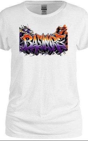 Baltimore Graffiti Women's Tee