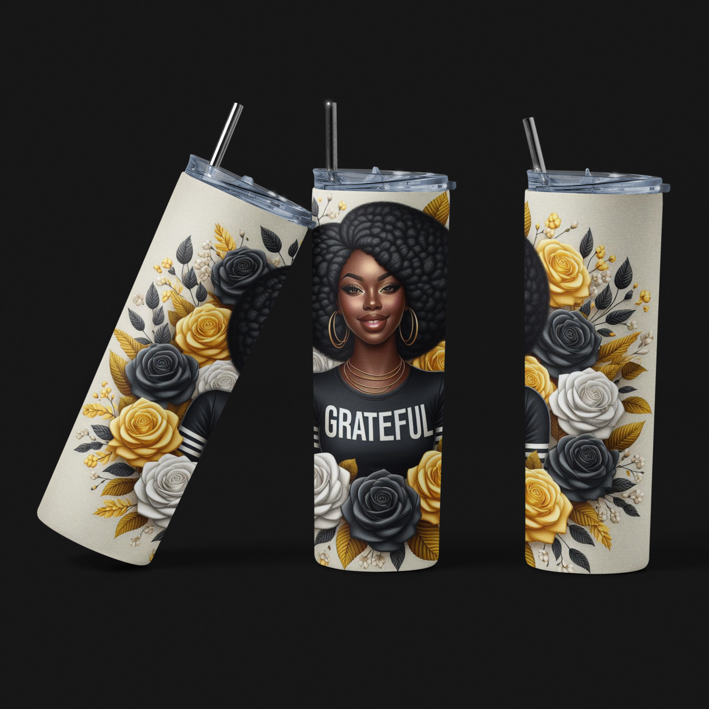 Grateful Skinny Tumbler