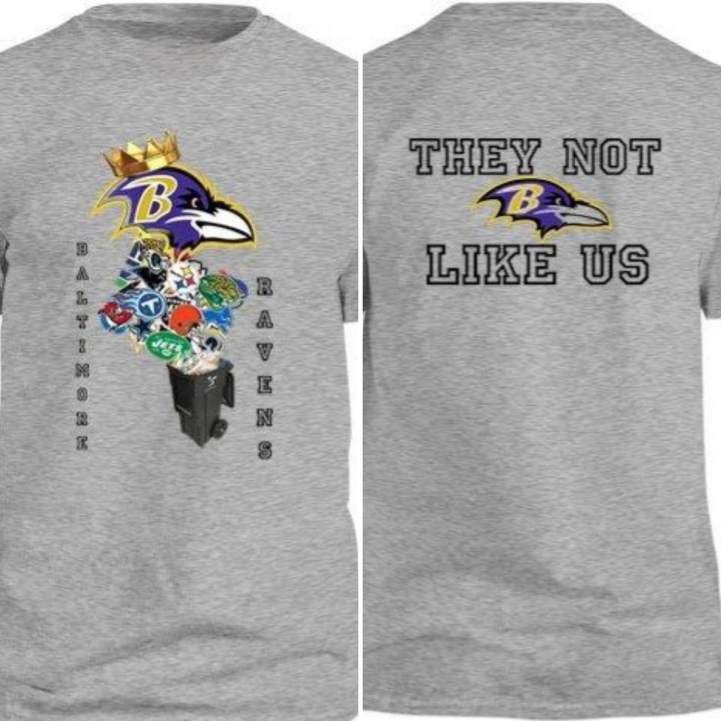 Ravens They Not Like Us Mens Tee