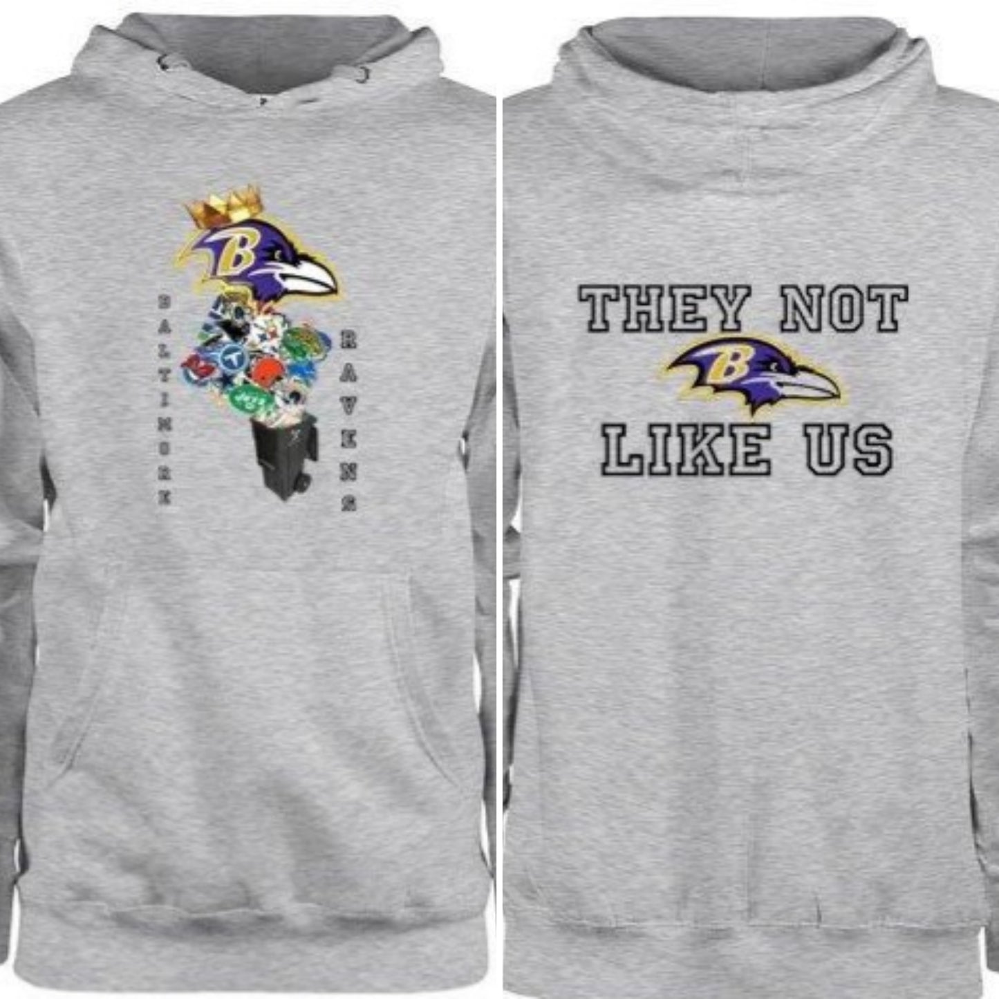 They Not Like Us Ravens Hoodie