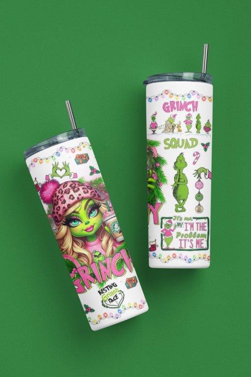 Grinch Squad Tumbler